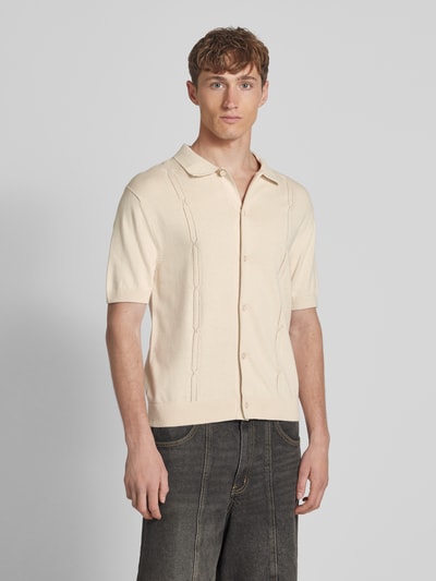REVIEW Freizeithemd mit Knopfleiste Ecru 4