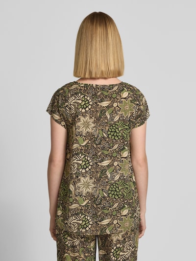 Soyaconcept Blusenshirt mit Rundhalsausschnitt Modell 'ROSINE' Gruen 5