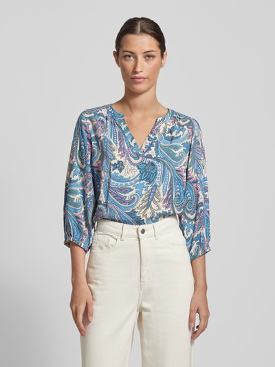 Soyaconcept Bluse mit Paisley-Muster Modell 'Donia' Blau 4