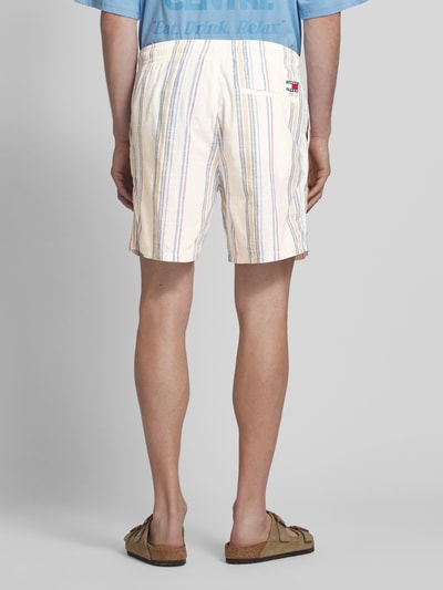 Tommy Jeans Loose Fit Strand-Shorts aus reiner Baumwolle Offwhite 5