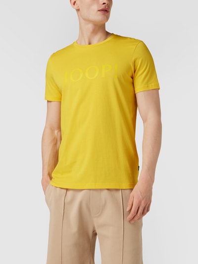 JOOP! Collection T-Shirt mit Label-Print Gelb 4