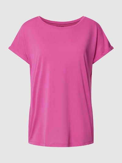 Christian Berg Woman T-shirt met extra brede schouders Fuchsia - 2