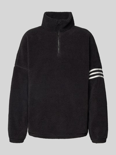 adidas Originals Sweter z polaru z obniżonymi ramionami Czarny 2