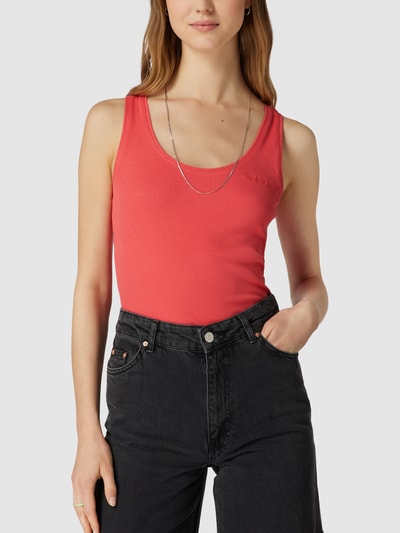 Pepe Jeans Top im ärmellosen Design Modell 'WINONA' Rot 4