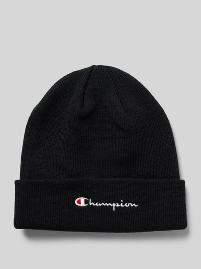 CHAMPION Beanie met labelstitching Zwart - 1