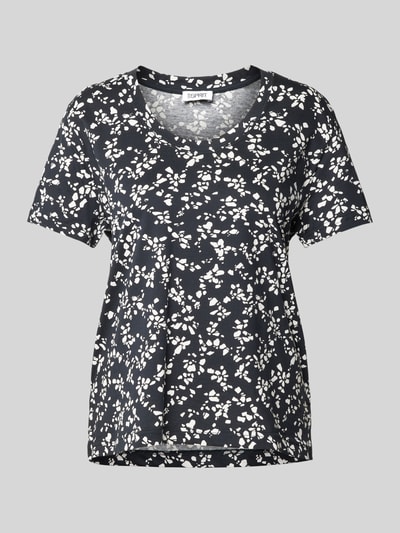 Esprit T-shirt met all-over print Zwart - 2