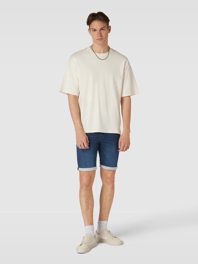 Only & Sons Jeansshorts mit Label-Patch Jeansblau 1