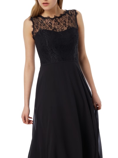 Swing Abendkleid mit Oberteil aus Spitze Black 3