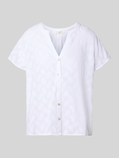 Christian Berg Woman Bluzka o kroju regular fit z dekoltem w serek Biały 2