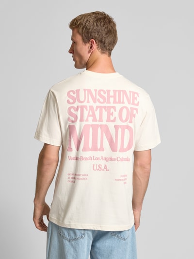 Only & Sons T-shirt o kroju relaxed fit z czystej bawełny model ‘KENNY’ Biały 5