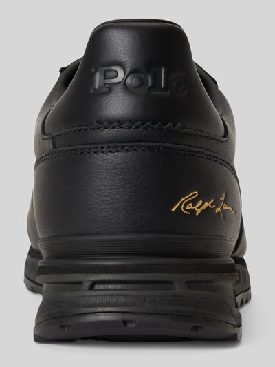 Polo Ralph Lauren Sneaker aus Glattleder mit Schnürung Black 4