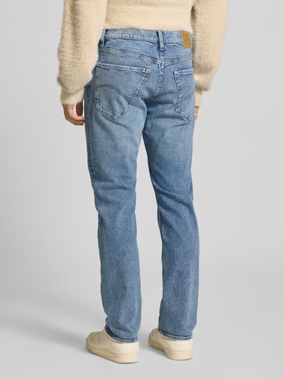 G-Star Raw Straight Leg Jeans mit Eingriff- und Gesäßtaschen Modell 'Mosa' Jeansblau 5