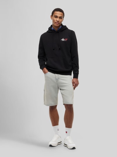 Tommy Jeans Bluza o kroju relaxed fit z czystej bawełny Czarny 1