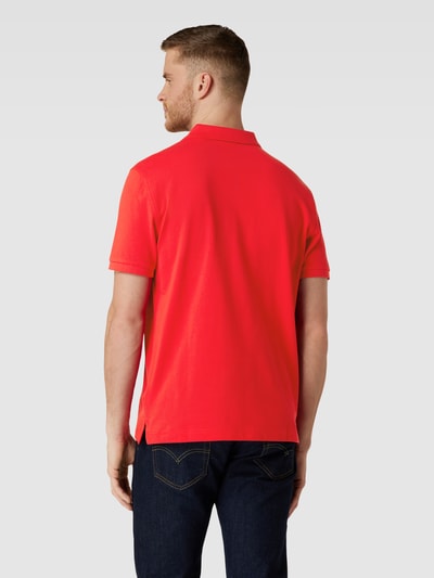 Gant Regular fit poloshirt met labelstitching, model 'SHIELD' Rood - 5