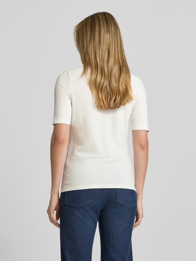 s.Oliver RED LABEL Regular fit T-shirt van katoenmix Wit - 5