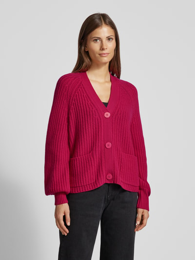 Herzensangelegenheit Cardigan mit Knopfleiste Pink 4