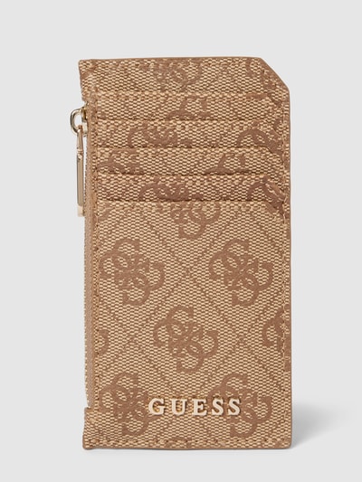GUESS Kartenetui mit Logo-Details Ecru 1