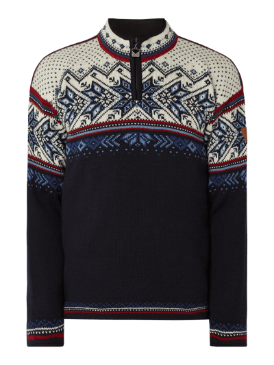 Dale of Norway Norwegerpullover aus reiner Schurwolle Marine 2