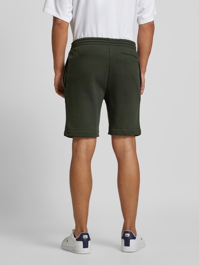 Lacoste Sweatshorts met elastische band Donkergroen - 5