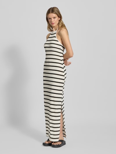 Only Fließendes Strickkleid aus Baumwoll-Mix Modell 'HALIA' Offwhite 1