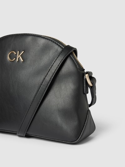 CK Calvin Klein Handtas in effen design met labeldetail Zwart - 3