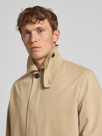 HUGO Relaxed Fit Trenchcoat mit Baumwoll-Anteil Modell 'MAVER2431' Beige 3