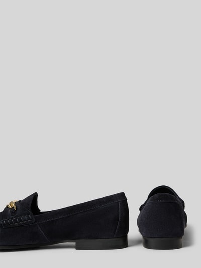 Tommy Hilfiger Loafer aus echtem Rindsvelours Dunkelblau 2