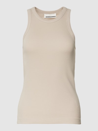 Armedangels Tanktop in Ripp-Optik Modell 'KANITAA' Taupe 2