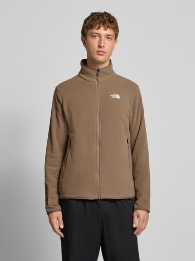 The North Face Sweatjacke mit Stehkragen Hellbraun 4