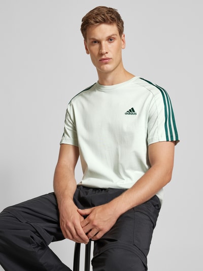 ADIDAS SPORTSWEAR T-shirt z wyhaftowanym logo Limonkowy 3