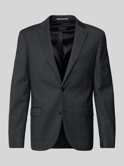 bugatti 2-knoops colbert met reverskraag Zwart - 1