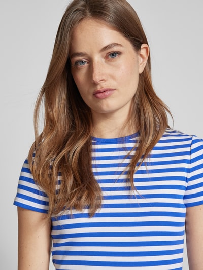 Lauren Ralph Lauren T-Shirt mit Label-Stitching Modell 'ALLI' Hellblau 3