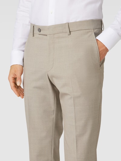 HECHTER PARIS Pantalon met persplooien, model 'Modern' Beige - 3