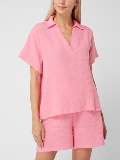 Gina Tricot Shirt aus Musselin Modell 'Aysel'  Pink 4