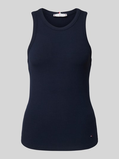 Tommy Hilfiger Tanktop in Ripp-Optik Marine 2