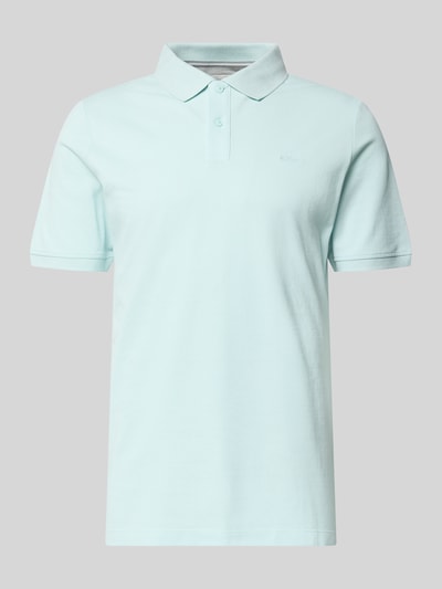 s.Oliver RED LABEL Koszulka polo o kroju regular fit z czystej bawełny Turkusowy 2
