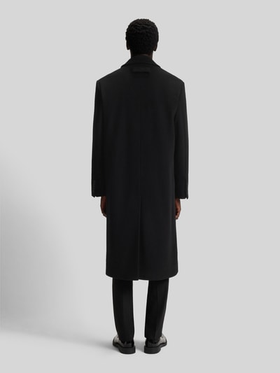 HUGO Regular Fit Wollmantel mit doppelreihiger Knopfleiste Modell 'MENCI2541' Black 5