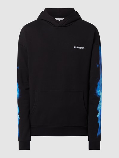 9N1M SENSE Hoodie mit Print Black 2