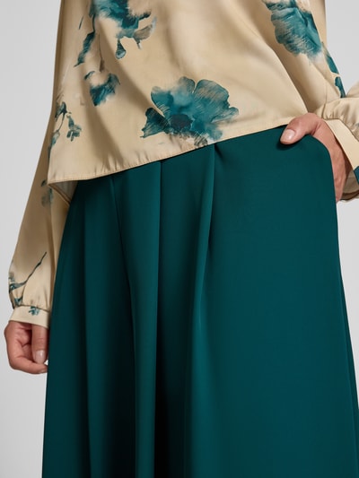 Rinascimento Wide leg stoffen broek met plooien Groen - 3