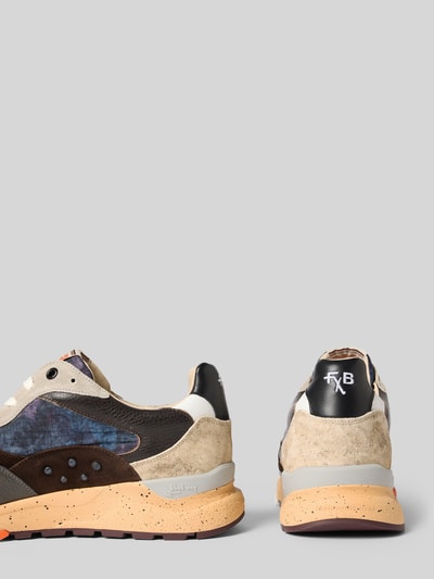 Floris Van Bommel Sneakers met vetersluiting, model 'De Treener' Marineblauw - 2