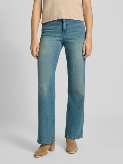 OPUS PANTS Jeans in used-look, model 'Melly Modern' Lichtblauw - 4