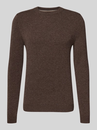 MCNEAL Gebreide pullover van wolmix met kasjmier Chocoladebruin gemêleerd - 2