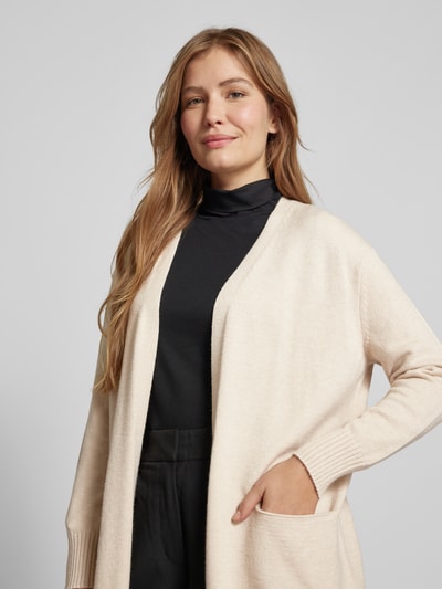 Christian Berg Woman Cardigan met zakken Beige gemêleerd - 3