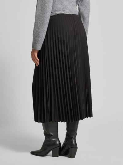 ZABAIONE Midirok met elastische band Zwart - 5