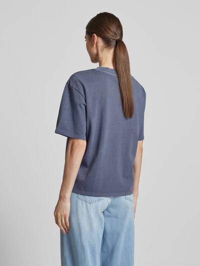 Jake*s Casual T-Shirt mit Logo-Print Jeansblau 5