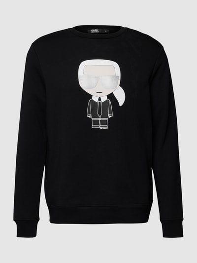 Karl Lagerfeld Sweatshirt met Karl-print Zwart - 2