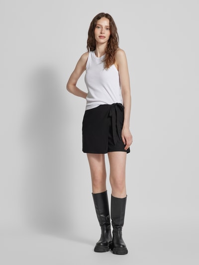 Vero Moda High Waist Minirock mit Bindegürtel Modell 'MYMILO' Black 1