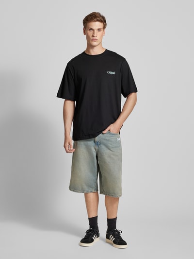 Jack & Jones T-Shirt mit Label-Print Modell 'TAORMINA' Black 1