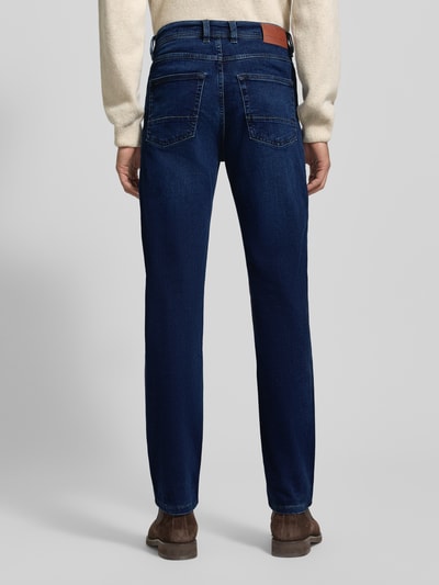 bugatti Regular Fit Jeans mit Eingrifftaschen Dunkelblau 5