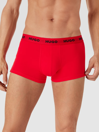 HUGO Trunks mit Logo-Bund Rot 3